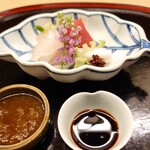 味舌 - お造りは鯛と鮪 202308