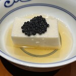 瓢喜 - 胡麻豆腐キャビアのせ