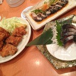 庄や - トリカラ、〆鯖、炙り鯖