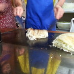 パウロ - 職人技の麺の解し方ですね・・・シャッター追いつかない。