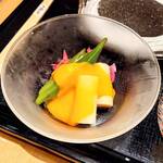 Sushi Higuchi - アスパラの黄身酢