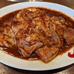 焼肉冷麺やまなか家 - にんにくホルモン特盛