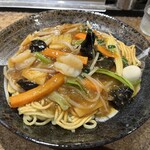 ラーメンBAR やきそばー HIT - あんかけ焼きそば大盛