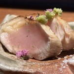 炭焼 おかげさん - 高坂鶏胸たたき