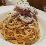 キッチン ブルー グローブ - 反対側から