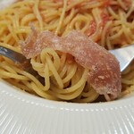 キッチン ブルー グローブ - 生ハムも絡めます