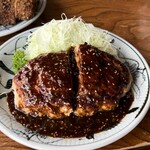 とんかつ 五郎十 - ミンチゴマ入りしょうが焼き定食