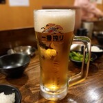 Kuwayaki Ebisu San - 生ビール