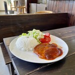 木かげ - 上富良野産ポークチャップのワンプレートランチ（1,350円）