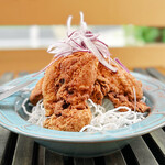 Indonesian style fried chicken Ayam Goreng