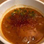 人力俥 - 海老坦々スープがゴロゴロの豚ミンチが美味しい！スープが唯一無二！