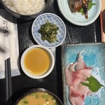 道の駅 原鶴 - 鯉の洗い（＾ω＾）