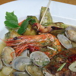 居魚屋　網元 - イタリアンパセリかと思ったら三つ葉でした　違和感なく合うんです