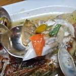 居魚屋　網元 - お箸ではなくフォークとスプーンで頂きました