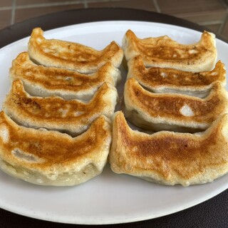 A dish created by the chef. A wide range of products including hand-wrapped homemade Gyoza / Dumpling