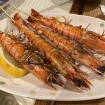 ひとし 本店 - 車海老の塩焼き