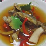 やど湯の里 - 鮎のあんかけ