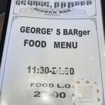 GEORGE'S BARger - 営業
