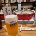 Hanashinobu - 生ビールスタート