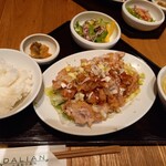 大連餃子基地 DALIAN - 油淋鶏セット