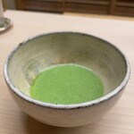 片折 - 〆は薄茶でホッと一息