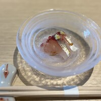 麻布十番 鮨 無銘 - 鰺