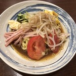 中国料理 茗華楼 - ラーメンセット　冷やし中華