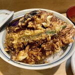 Tempuratotendongotou - 海老野菜天丼