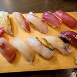 えいこ鮮魚店 - お寿司10貫