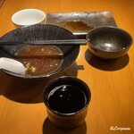 Kinukuke - スープは完飲せず食後のアイスコーヒーがうれし