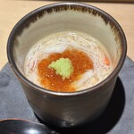 Sushi Nishimura - 蟹といくら茶碗蒸し！いくらぷっちぷち