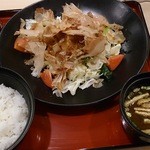 Joi Furu - 豚バラとキャベツのぽん酢かけ定食
