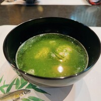 広島旨い物処 稲茶 - 吸物（小倉仕立炙り鱧梅肉香橙柚子）