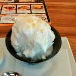 高倉町珈琲 - レモンクリームに自家製のレモンマリネをかけて