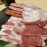 肉放題 天文館店 - 最初の１セット。超要らねぇ