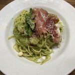 Torattoria Iru Ruogo - 冷製:生ハムとインゲンのジェノベーゼ