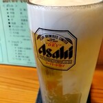 やきとり ばん - 冷たい生ビール～