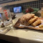 幡ヶ谷 ウオチャン - 大根の唐揚げ　味が沁みた大根が唐揚げになっていて、美味しくないわけない
