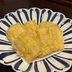 酒亭 田中 - とうもろこしの天麩羅