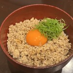 酒亭 田中 - そぼろ丼
