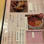 寿し処 彩華 - メニュー①