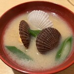 寿し処 彩華 - 味噌汁（ほたて）