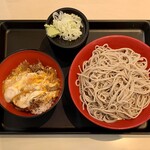 Nadai Fujisoba - ミニ牛しぐれ玉子とじ丼セット ¥640