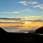 洋食堂 つるぎ - ◎富山市方面の夕日の雲海は絶景❗️