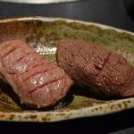 肉匠 紋次郎 - 肉のお寿司～♪