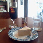 メープルチーズケーキとアイスコーヒー800円