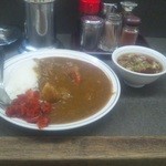 大三元 - 水～土限定のｶﾚｰ並盛\700（中華ｽｰﾌﾟ付）