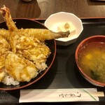 Sakagoya - 穴子と海老の大名丼　¥980-