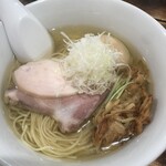 麺処 清水 - 地鶏塩味玉ラーメン