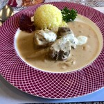 ロシア料理 チャイカ - ビーフストロガノフ